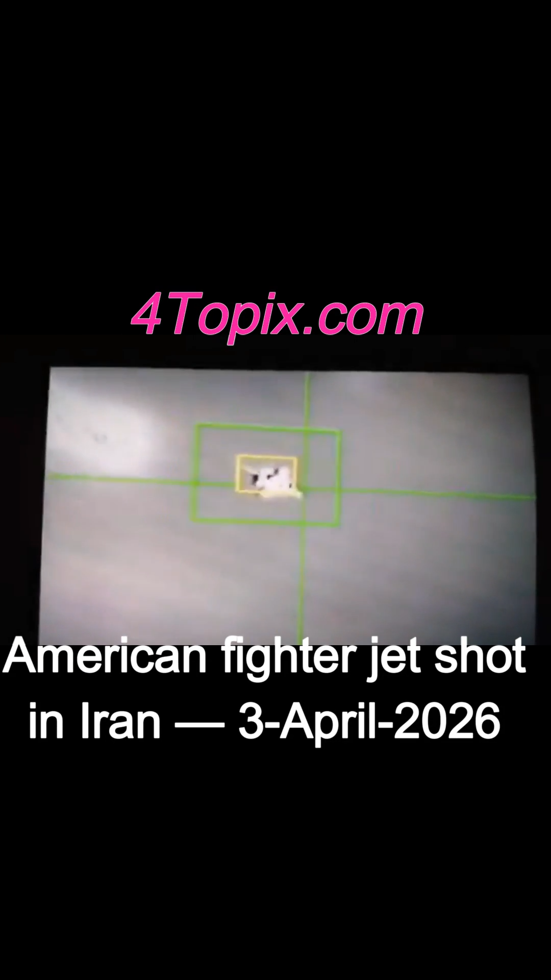 Video of American F15 jet shot in Iran